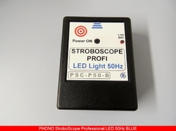PHONO Stroboscope PROFI 50Hz Blue