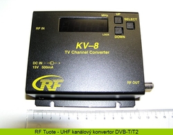Kanálový TV konvertor RF Tuote KV-8D