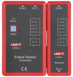 UTP Cable tester RJ11, RJ45 - UT-681L