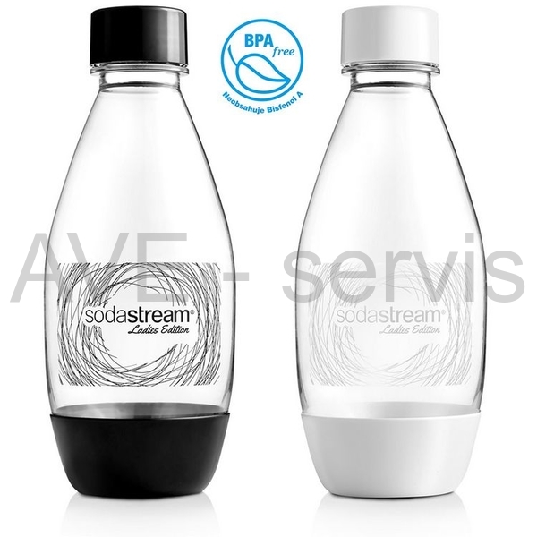 SodaStream lahev 2x1/2l DuoPack Ladies Edition B&W