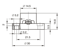 Objímka E10 1153-500 0,5/250 bakelitová