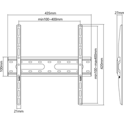 SHO 4210 FIXNÍ DRŽÁK TV 32''-55'' STELL