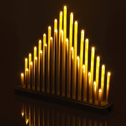 RXL 403 Svícen bílý 33 LED WW RETLUX