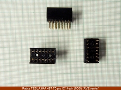 TESLA 6AF 497 70 patice 14pin IC - GOLD