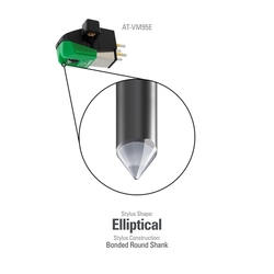 AT-VM95E přenoska MM Audio Technika - eliptický hrot