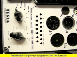 Tesla BM215 - problémová oblast popisků