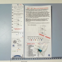 Tesla - BM215/A Karta+popis pro testy n-FET tranzistorů