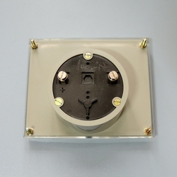 Panelový miliampérmetr, Analog 0-100mA DC, Iskra - NOS