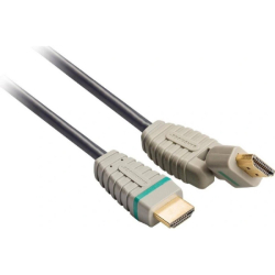 Kabel video BANDRIDGE otočný HDMI - Mini HDMI 4K 2m 