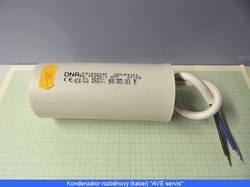 Kondenzátor rozběhový 100µF/400V Kabel