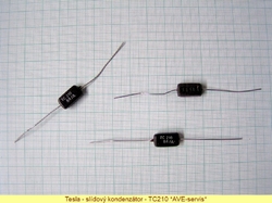 68pF/500V kondenzátor TC210 slídový Tesla