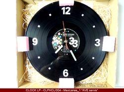 Hand Made CLOCK - hodiny z vinylových LP Classic Mexicanas-1