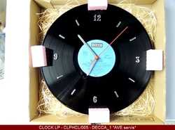 Hand Made CLOCK - hodiny z vinylových LP Classic DECCA-1