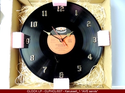 Hand Made CLOCK - hodiny z vinylových LP  Classic Karussell-1