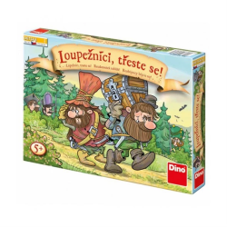 Elektronická hrací kostka+hra "Loupežníci, třeste se"
