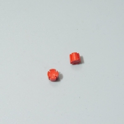 Podložka plastová pod tranzistory - malé TESLA červená