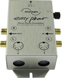 Easy Phono přenoskový předzesilovač RIAA analogis