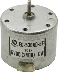 Motor MABUCHI EG-530AD-6F pravotočivý 6VDC, 2400, CCW, regulace - kopie