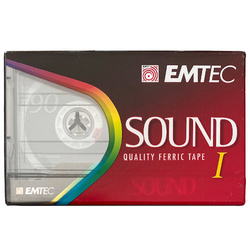Audiokazeta CC (Compact Cassete) EMTEC Sound I-90