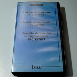 Testovací VHS kazeta FTC-23