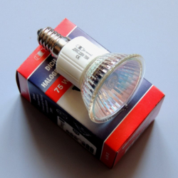 Žárovka E14, 230V, 75W dichroická halogenová - NOS