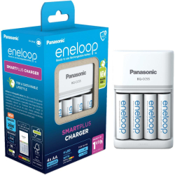 Nabíječka pro 1-4 NiMh AA/AAA baterií včetně 4xAku eneloop