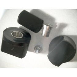 Knoflík s kleštinou na 3mm plast pro mgf Tesla B11x a CM130, 160 kompletní set 