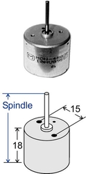 Motor spindel MDN-4RA3FTAS s unašečem, 3.0V