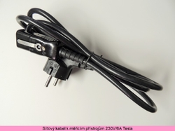 Síťový přívodní kabel 230V/6A Tesla 5815