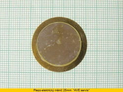 Piezoelektrický měnič pr. 25mm