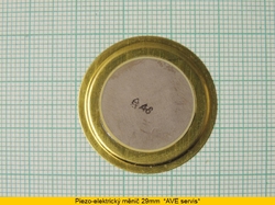 Piezoelektrický měnič pr. 29mm