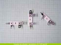 Konektor pro připojení reproduktoru dvojitý