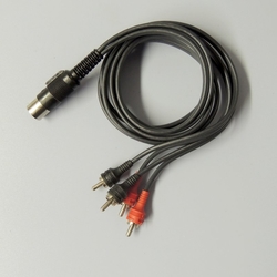 Propojovací kabel redukce 5DIN-4CINCH 1m Unitra (play-rec)