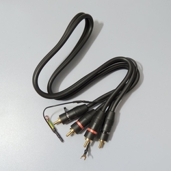 Propojovací kabel PHONO 2Cinch-2Cinch Gold pro Technics