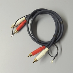 Propojovací kabel PROFI PHONO 2Cinch-2Cinch+GND Gold - různé délky