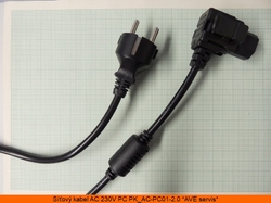 Síťový přívodní kabel PC230V 2m