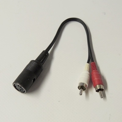 Audio redukce (phono) 5-DIN-F/2xRCA-M