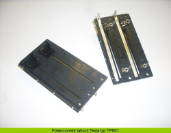 2x25k/N - TP601 potenciometr tahový TESLA - NOS