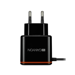 Nabíječka do sítě Canyon 1xUSB, USB-C kabel 1m (CNE-CHA042BO) černá