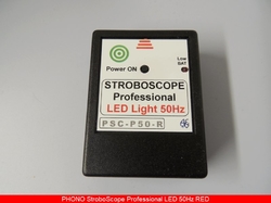 PHONO Stroboscope PROFI 50Hz Red