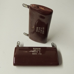 Rezistor drátový plochý 470R 50W TR646 = balení 10ks