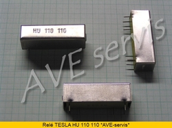 HU 110 110 jazýčkové relé Tesla - NOS