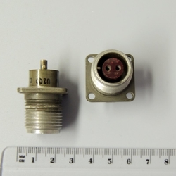Konektor řady ŠR 2pin panelová zásuvka - NOS