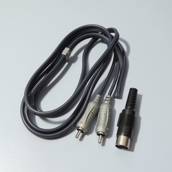 Komponenty pro výrobu audio kabelu 5DIN-2CINCH HQ