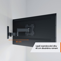  Držák LCD/LED TV Vogels s ramenem TVM 1243 černá