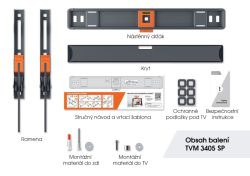 Držák OLED TV Vogel's TVM 3405 SP fixní, černá