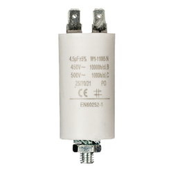 Kondenzátor rozběhový hodnoty 1-10uF/450V dual-Faston