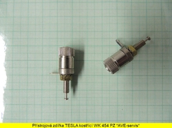 Přístrojová zdířka kovová TESLA WK 454 PZ