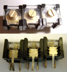 Kapacitní trimr - plastový Tesla 12x10x10mm - NOS 