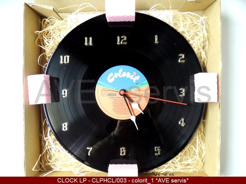 Hand Made CLOCK - hodiny z vinylových LP - kopie
